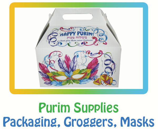 Purim Packaging and Supplies